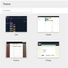 Theme Picker - UI Development